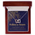 Mother In Heaven - Interlocking Necklace Interlocking Hearts Necklace