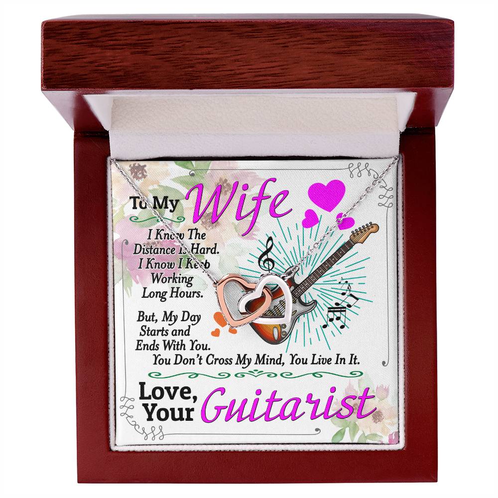 Guitarist'S Wife - Interlocking Heart Necklace Interlocking Hearts Necklace