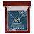 To My Granddaughter - I'Ll Always Be With You - Interlocking Hearts Necklace