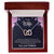 To My Wife All That I Am Or Hope To Be Interlocking Hearts Necklace