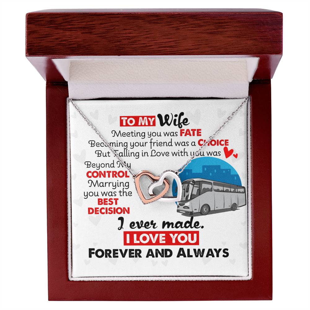 Bus Driver'S Wife - Interlocking Heart Necklace Interlocking Hearts Necklace