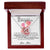 To My Daughter - Straighten Your Crown Unique Interlocking Hearts Binding Necklace Gift Set Interlocking Hearts Necklace