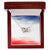 4Th Of July American Flag Vintage Usa Men Women Patriotic Interlocking Hearts Necklace