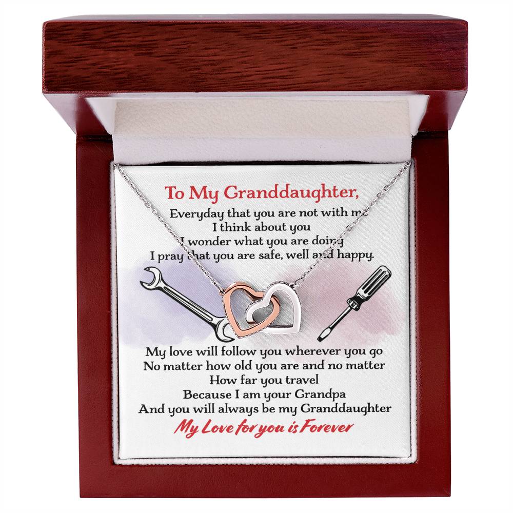 Mechanic'S Granddaughter - Interlocking Heart Necklace Interlocking Hearts Necklace