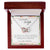 To My Beautiful Wife When I Tell You I Love You - Leaf Interlocking Hearts Necklace
