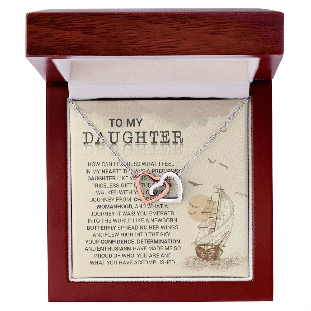 Butterfly - Interlocking Hearts Interlocking Hearts Necklace