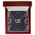 Two Hearts Necklace For Her Interlocking Hearts Necklace