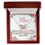 To My Daughter Joined Hearts Pendant Necklace From Mum Interlocking Hearts Necklace