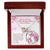 To My Daughter - Unique Heart Bonding Necklace Gift Set Interlocking Hearts Necklace