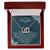 To My Daughter Interlocking Hearts Necklace Message Card