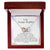 Teenage Daughter Let Me Guide You Hearts Locked Necklace Interlocking Hearts Necklace