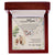 To My Bonus Mom Interlocking Hearts Necklace Mother'S Day Message Card Gift From Bonus Daughter