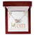 Mom Necklace Interlocking Hearts Necklace