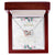 To My Girlfriend Gift From Boyfriend For Valentine Day Interlocking Hearts Necklace