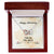 To My Wife Interlocking Hearts Necklace