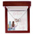 To My Amazing Best Friend - 2 Hearts Interlocking Hearts Necklace