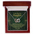 Gift For Daughter From Dad - Interlock Heart Necklace Interlocking Hearts Necklace