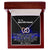 Queen Heart Necklace Gift For Girlfriend Interlocking Hearts Necklace