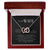 To My Wife Interlocking Hearts Necklace
