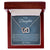 To My Daughter - Always Be My Little Girl - Heart Necklace Interlocking Hearts Necklace