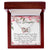 To My Daughter Interlocking Hearts Necklace Message Card