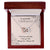 To My Beautiful Girlfriend I Loved You Yesterday Interlocking Hearts Necklace