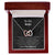To My Wife Mother Of My Child Interlocked Hearts Necklace Interlocking Hearts Necklace