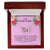 To My Beautiful Daughter - Interlocking Heart Necklace Interlocking Hearts Necklace