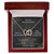 To My Daughter I Will Always Be There For You V2 Interlocking Hearts Necklace