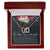 Interlocking Hearts - To Granddaughter Interlocking Hearts Necklace