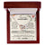 To My Beloved Granddaughter - Interlocking Heart Necklace From Grandma Interlocking Hearts Necklace