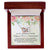 To My Granddaughter Happy First Communion Interlocking Hearts Necklace