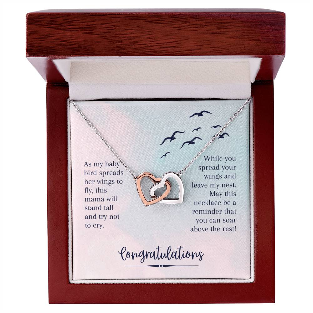 Interlocked Heart Neckless - Graduation Day Interlocking Hearts Necklace
