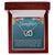 Beautiful Daughter From Mom Special Bond Necklace - Limited Edition Interlocking Hearts Necklace