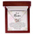 Mother'S Day Gift Necklace From Son On Interlocking Hearts Necklace
