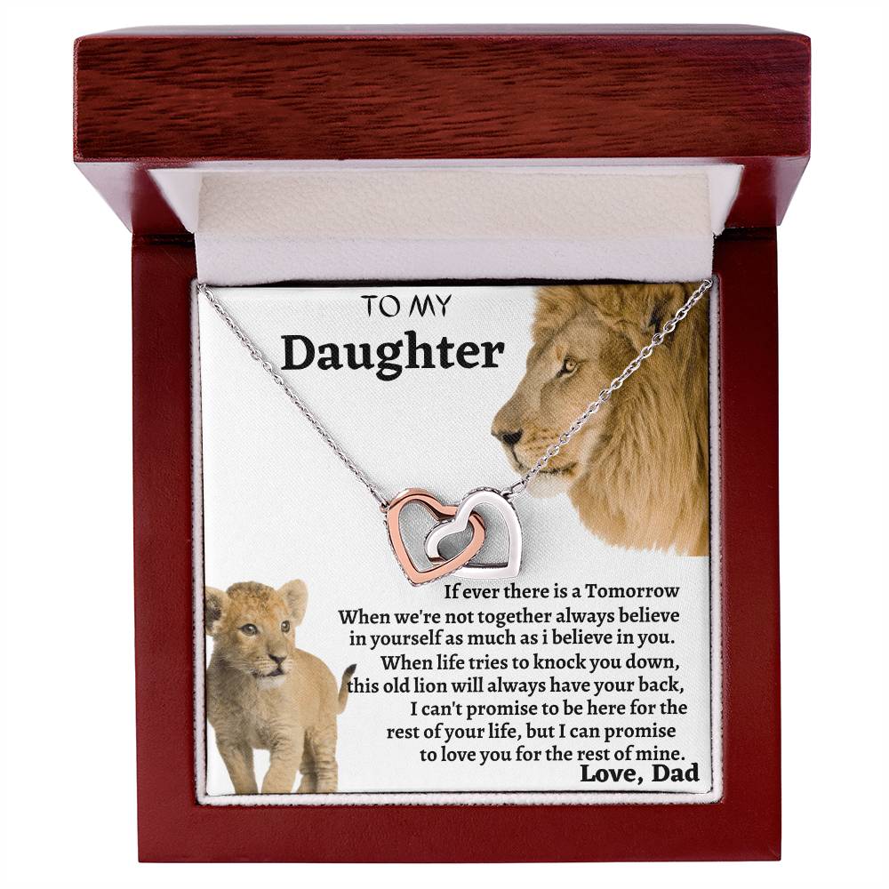 Gift For Daughter Interlocking Interlocking Hearts Necklace