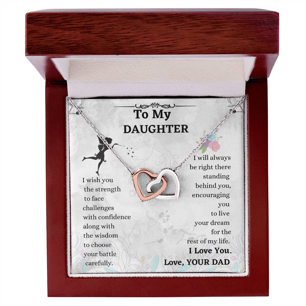 TO0951~1 Interlocking Hearts Necklace