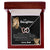 To My Daughter - Old Lion - Necklace Interlocking Hearts Necklace