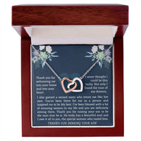 Interlocking Necklace For Boyfriend Mom Interlocking Hearts Necklace