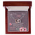 To My Wife - Memories Paint Heart - Necklace Interlocking Hearts Necklace
