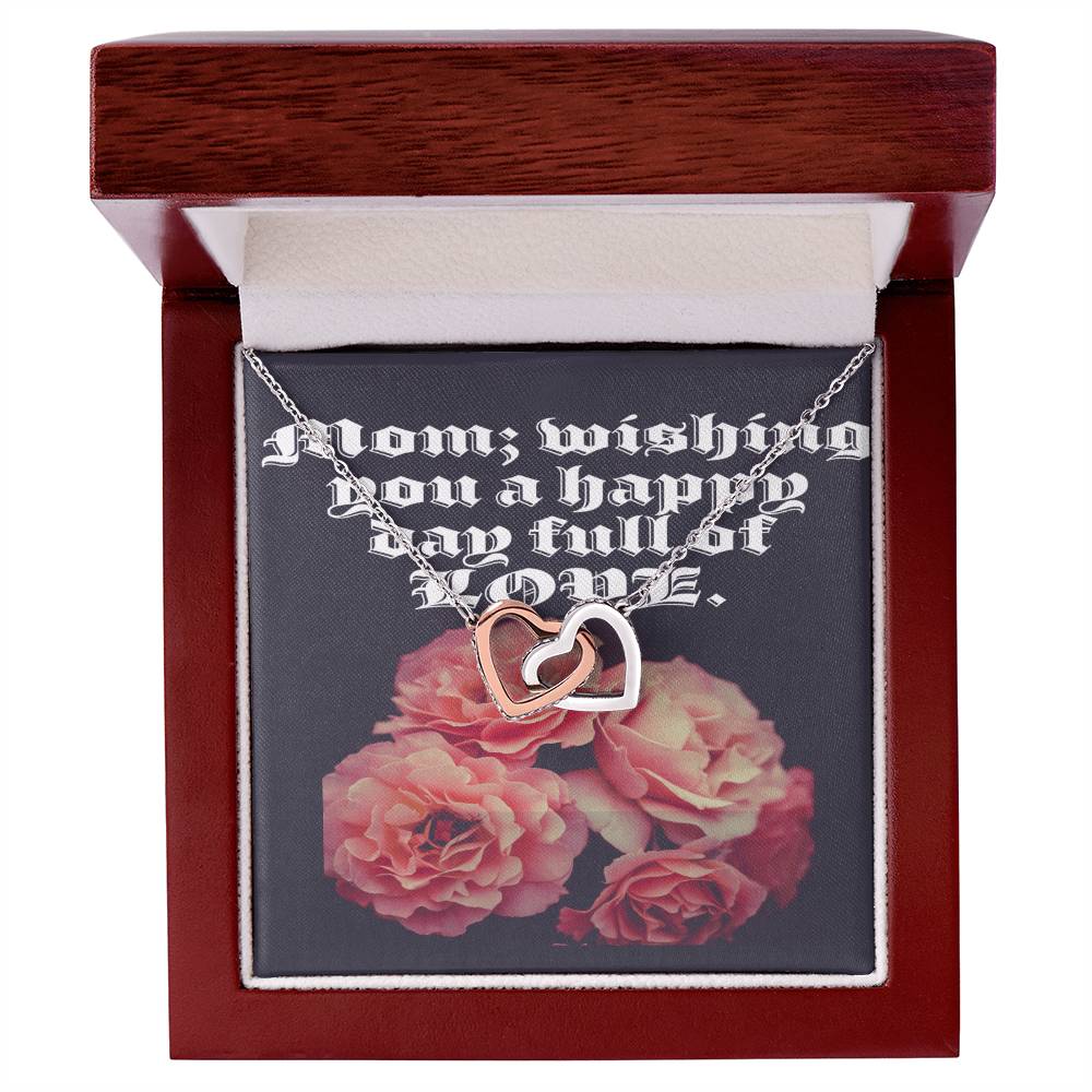 Happy Mother'S Dayike Mens Production Interlocking Hearts Necklace