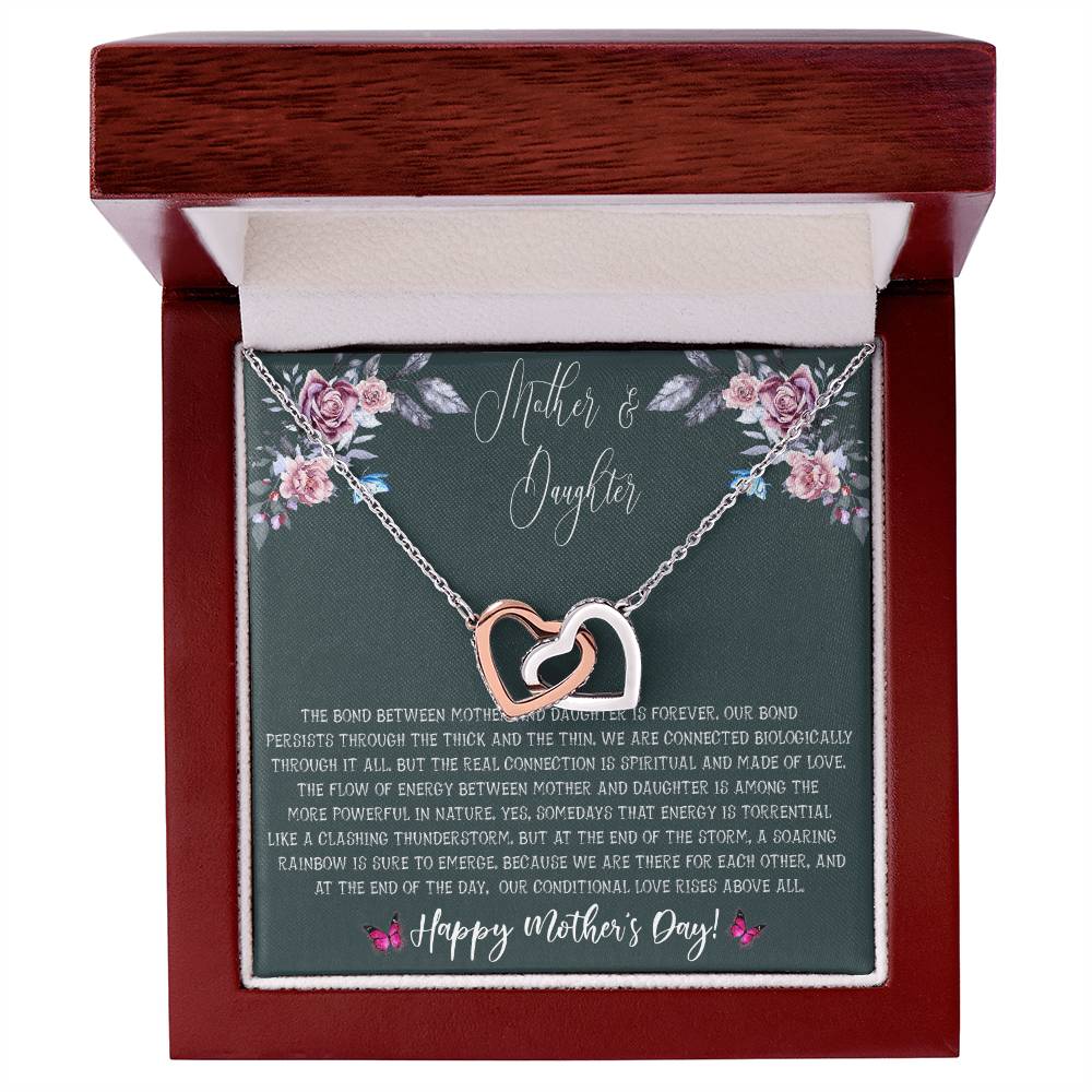 Mother'S Day Gift From Daughter - Mother Daughter Necklace Gifts For Mom Mom Necklace Interlocking Hearts Necklace