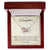 To My Daughter - Love Mom Interlocking Hearts Necklace