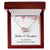 The Love Between Mother And Daughter Is Forever Interlocking Hearts Necklace