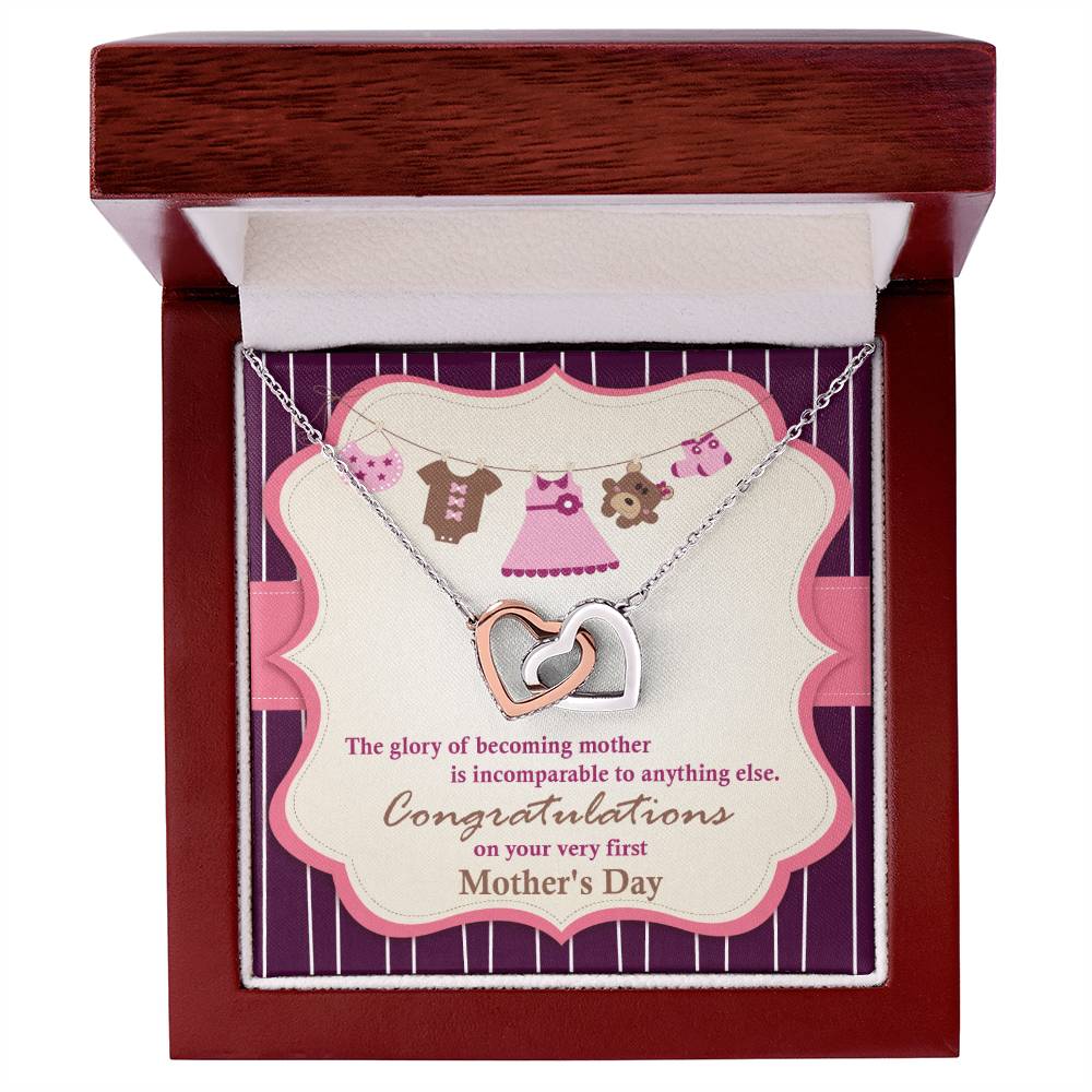 Interlocked Hearts - Mother'S Day Interlocking Hearts Necklace