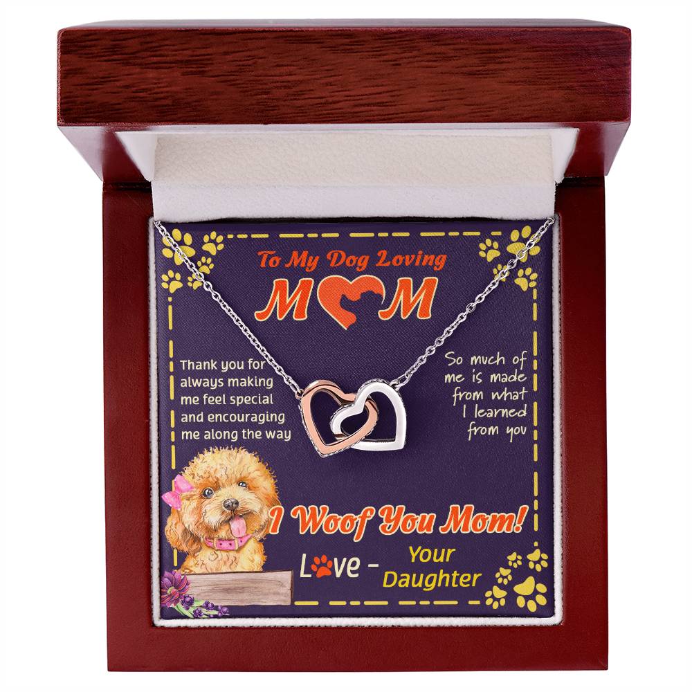 To My Mom - You Are Special - Necklace Interlocking Hearts Necklace