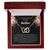 Loving Memory Brother Interlocking Hearts Necklace