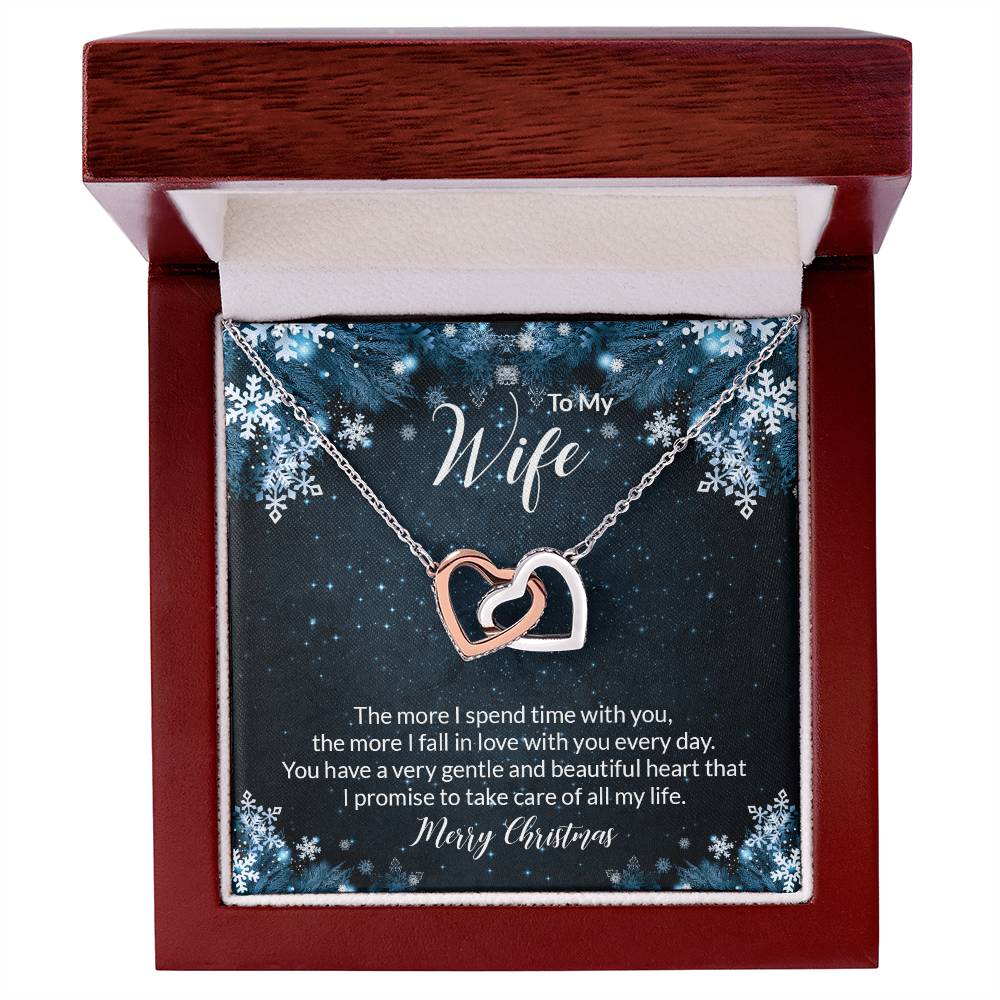 Interlocking Hearts Christmas Gift To Wife Anniversary Gift Wife Anniversary Gift Anniversary Jewelry Anniversary Necklace Girlfriend Interlocking Hearts Necklace