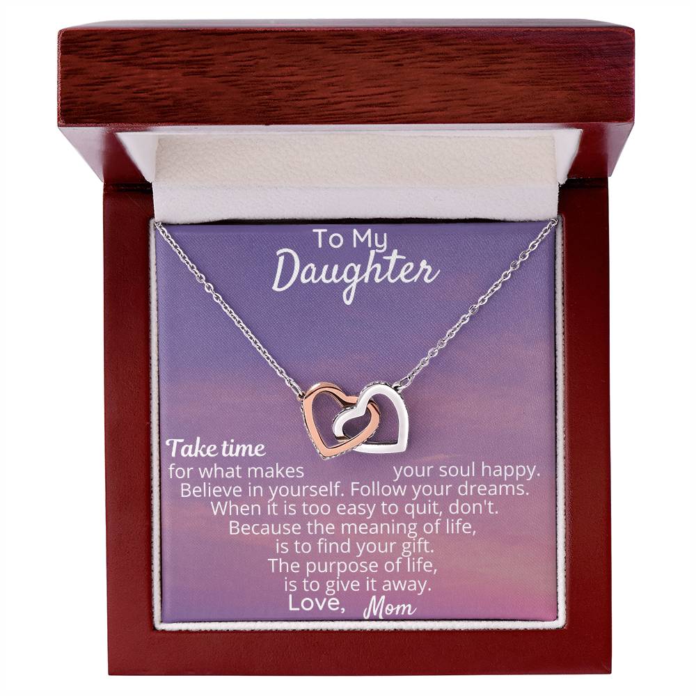 Take Time For - Interlocking Hearts Necklace