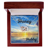 Husband To Wife Gift Partner Bae Girlfriend Significant Other. As Long As The Sun Continues To Shine You Can Be Sure That My Heart Will Remain Yours. Interlocking Hearts Necklace